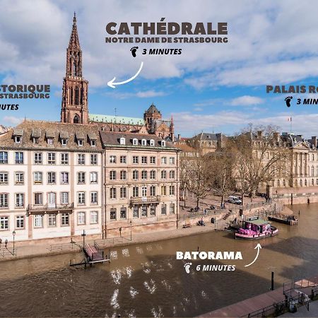 Le Batelier - Hyper-Centre, Vue Unique Cathedrale Estrasburgo Exterior foto